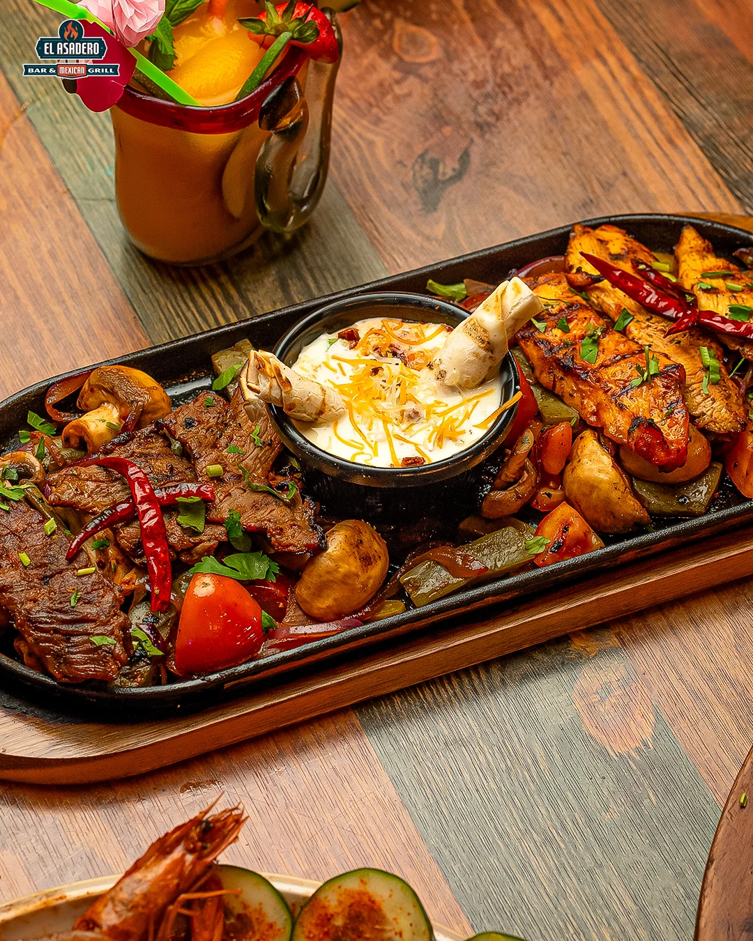 El Asadero signature Mexican dishes for catering